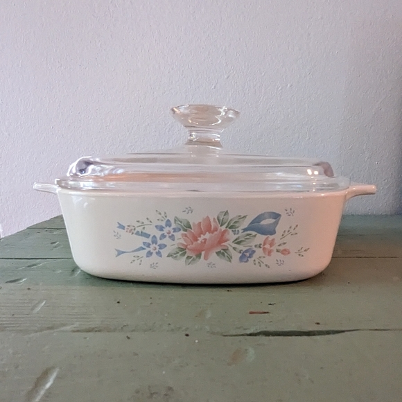 Corningware Casserole Dish 1L Pyrex Lid - Picture 2 of 6